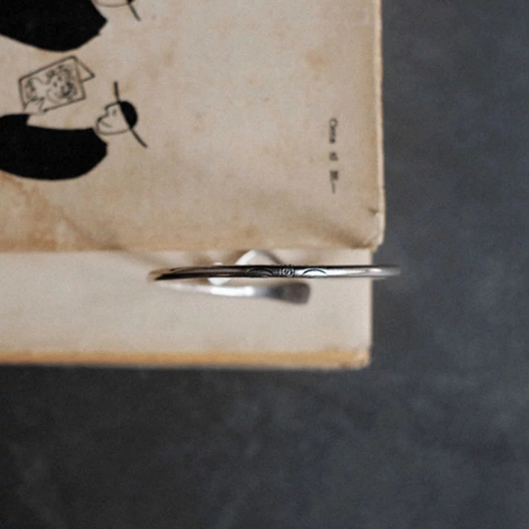 NEW Peacock Sterling Silver Feather Open Bracelet - Picture 14 of 15